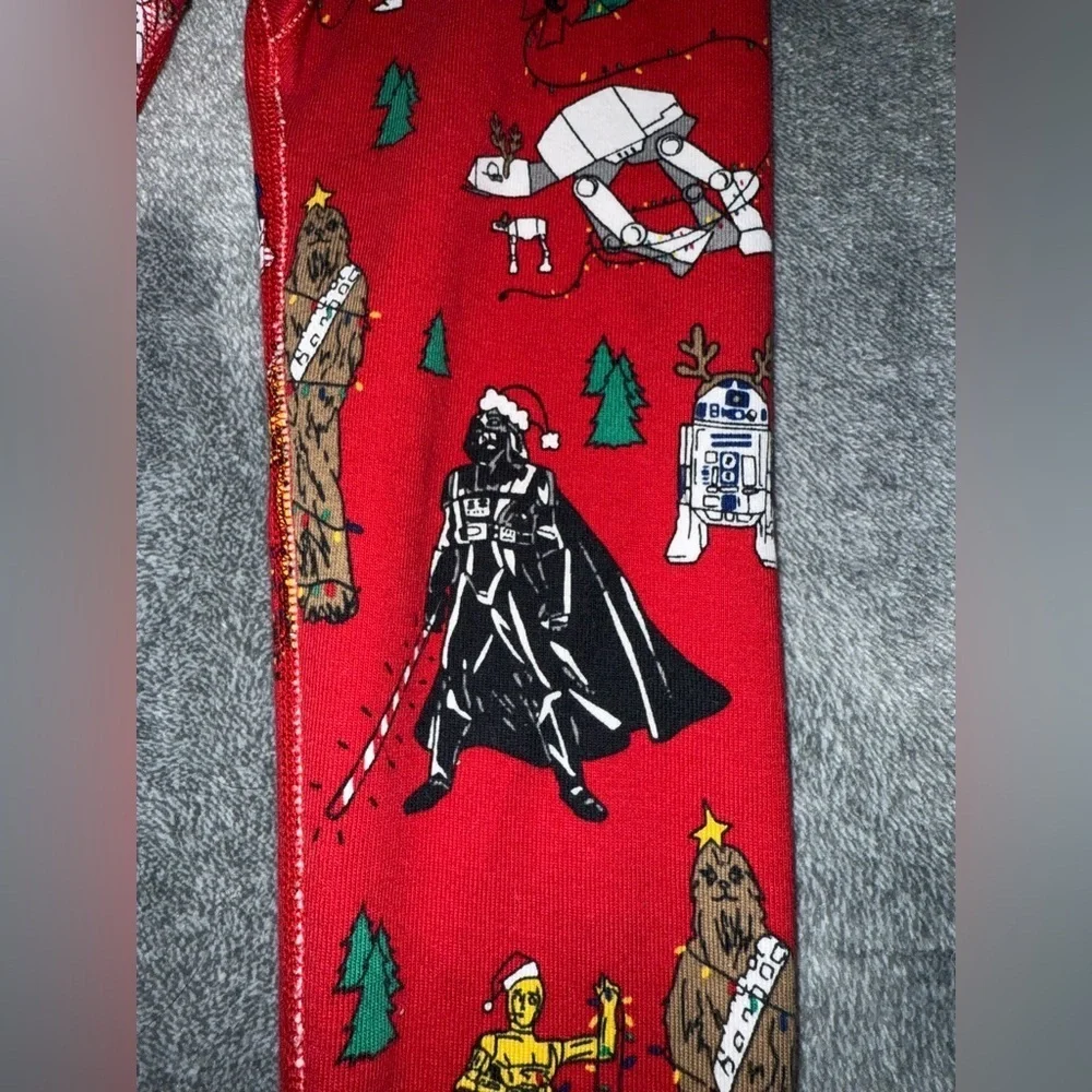HANNA ANDERSSON Star Wars Character Kids Pajama Pants in Red Size 5